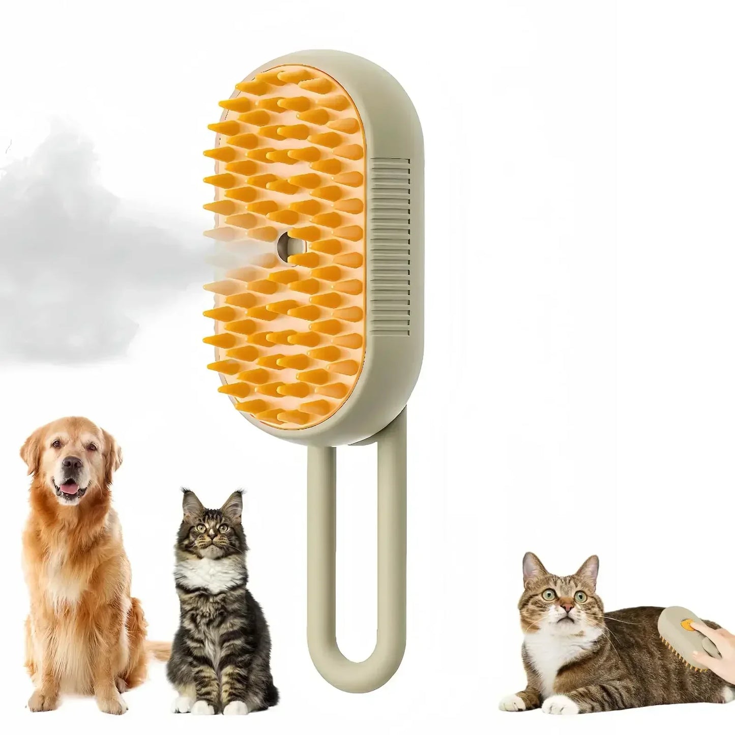 Upgraded Steamy Grooming Comb For Dogs And Cats Deshedding And Styling