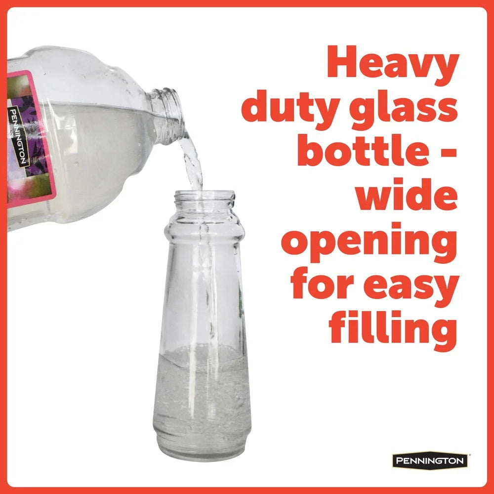 XMSJ Glass Hummingbird Feeder 2 Pack Heavy Duty Dishwasher