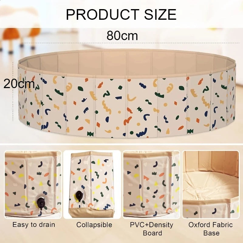 Dog Pool Collapsible Bathing Tub Portable