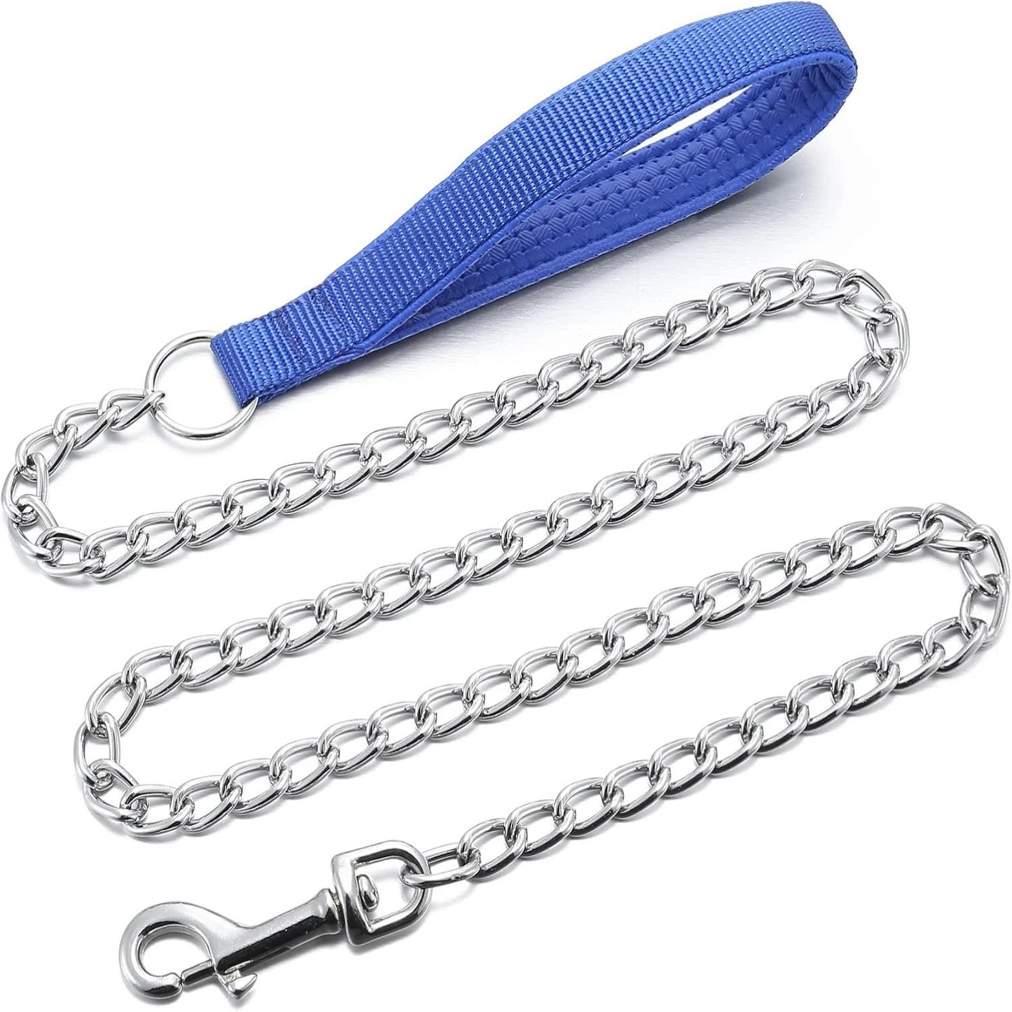 Integrated Metal Dog Leash Collar Combo Heavy Duty