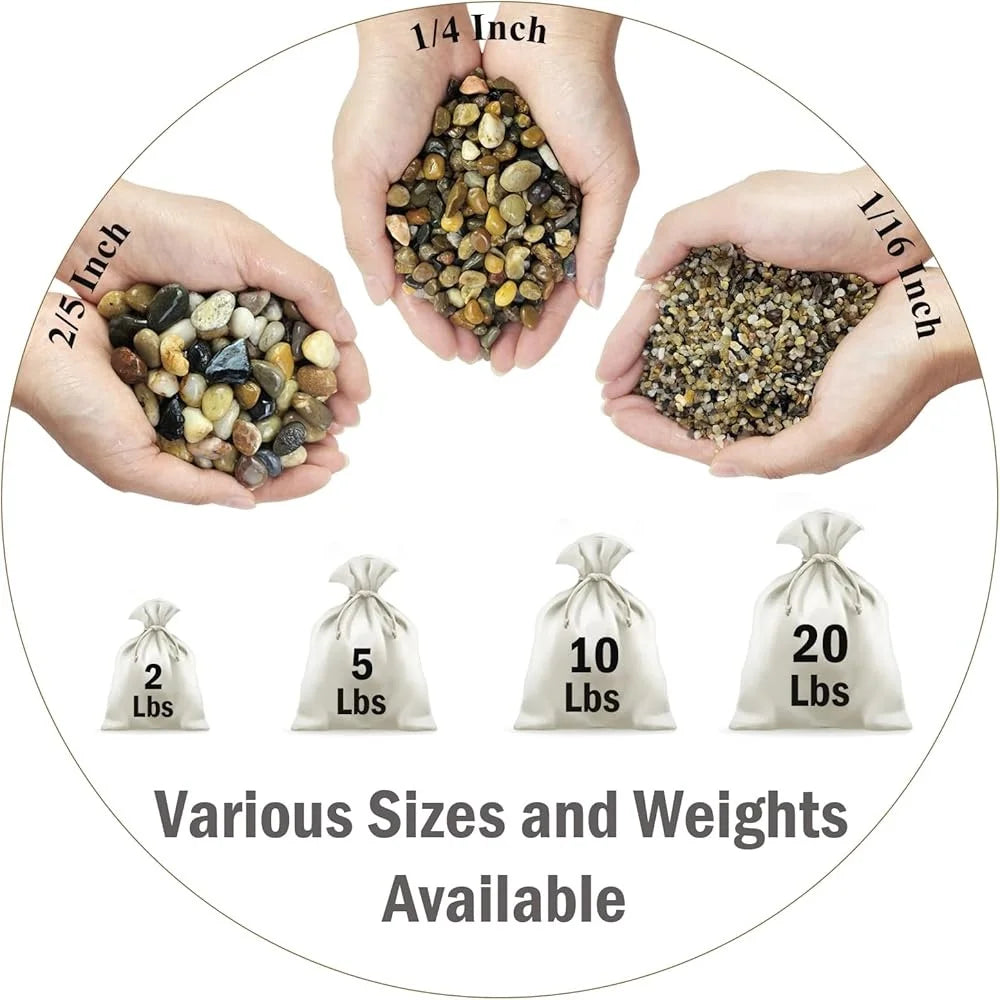Aquarium Gravel Decorative River Rocks
