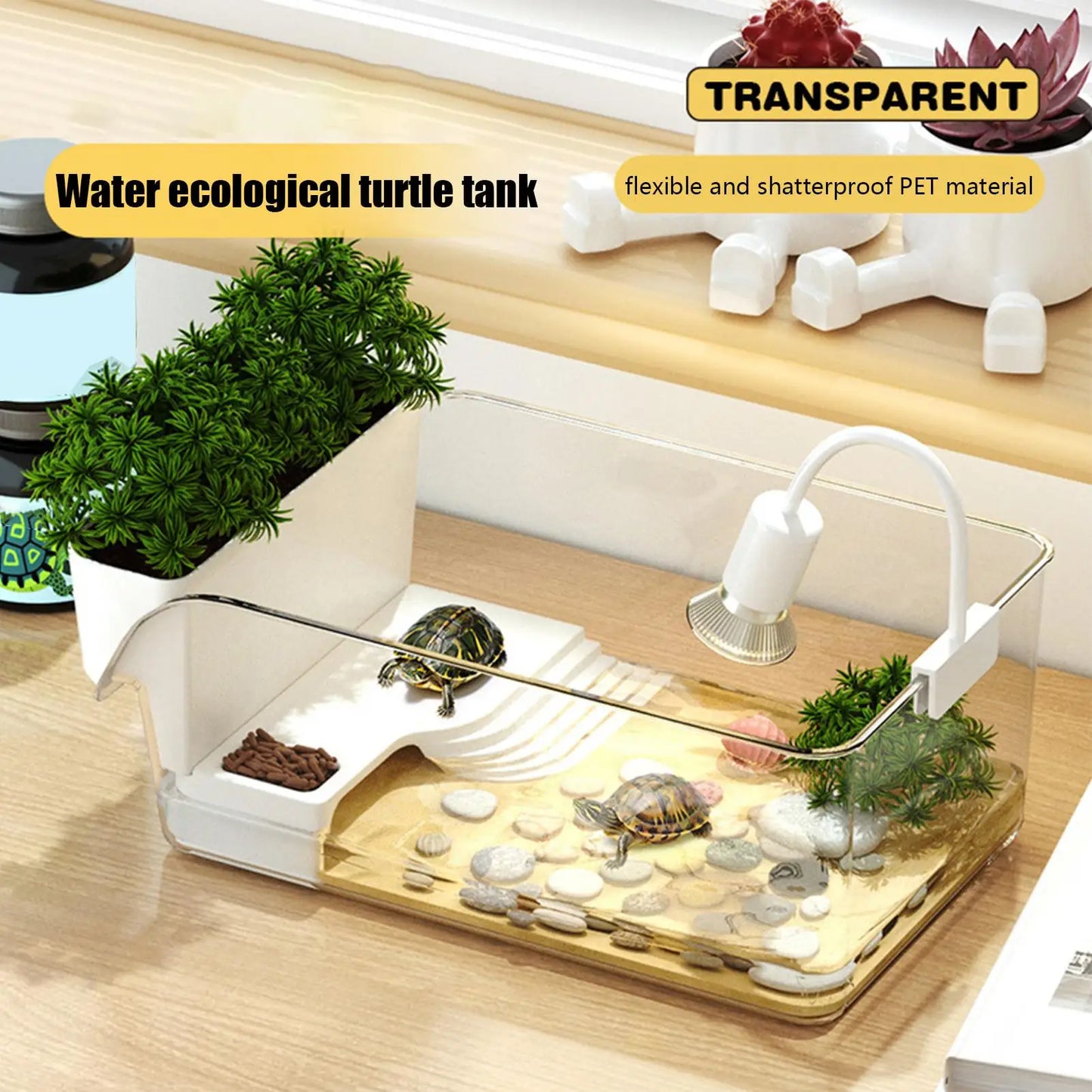 Turtle Tank Reptile Habitat Basking Platforms
