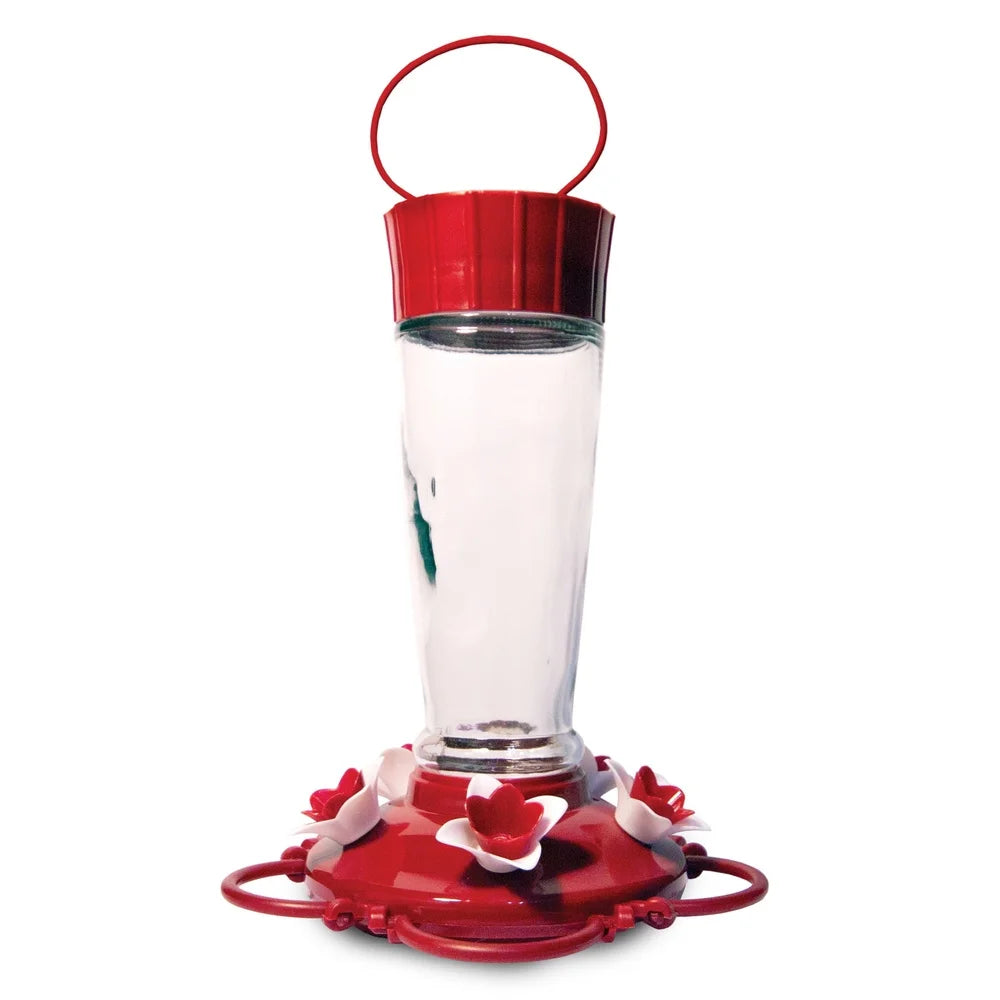 XMSJ Glass Hummingbird Feeder 2 Pack Heavy Duty Dishwasher