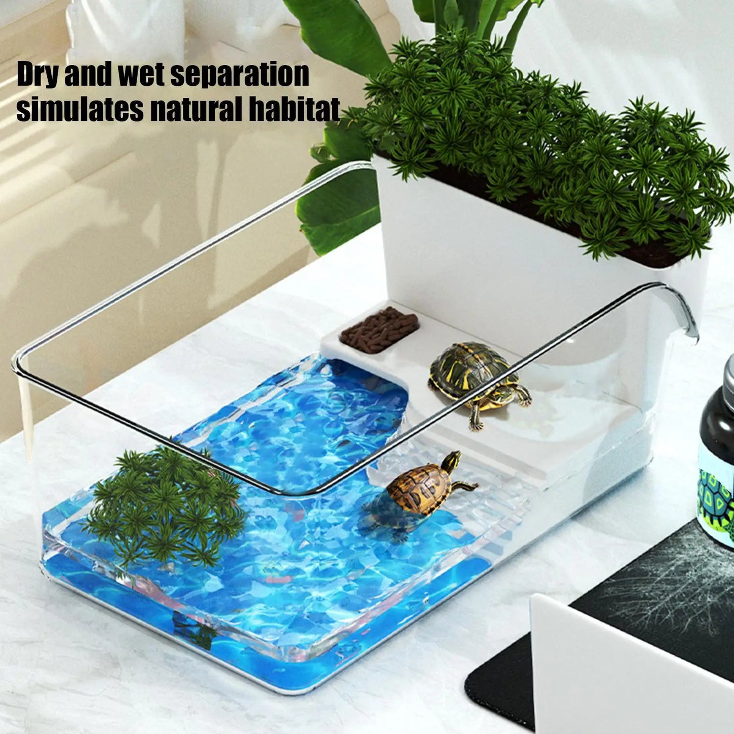 Turtle Tank Reptile Habitat Basking Platforms
