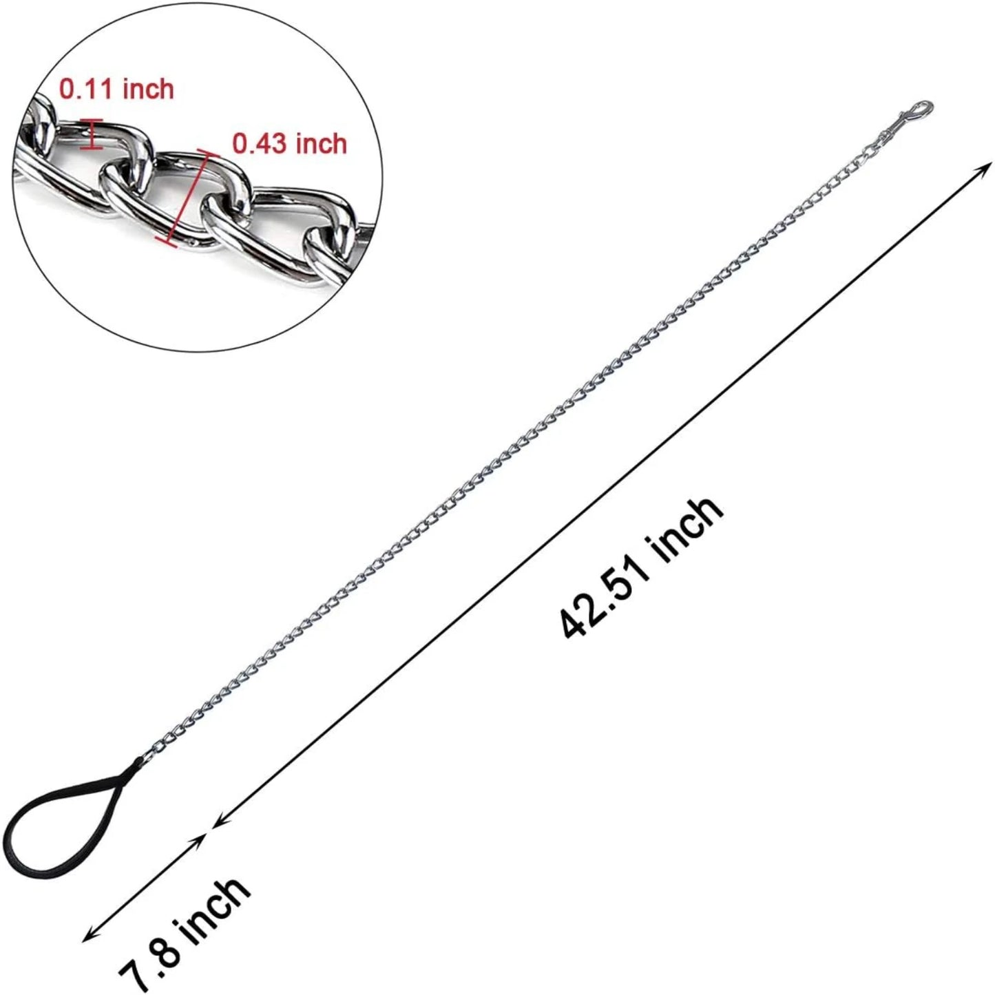 Integrated Metal Dog Leash Collar Combo Heavy Duty
