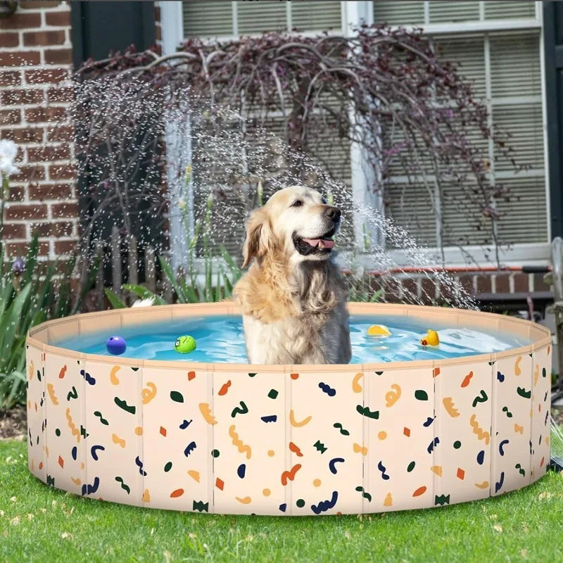 Dog Pool Collapsible Bathing Tub Portable