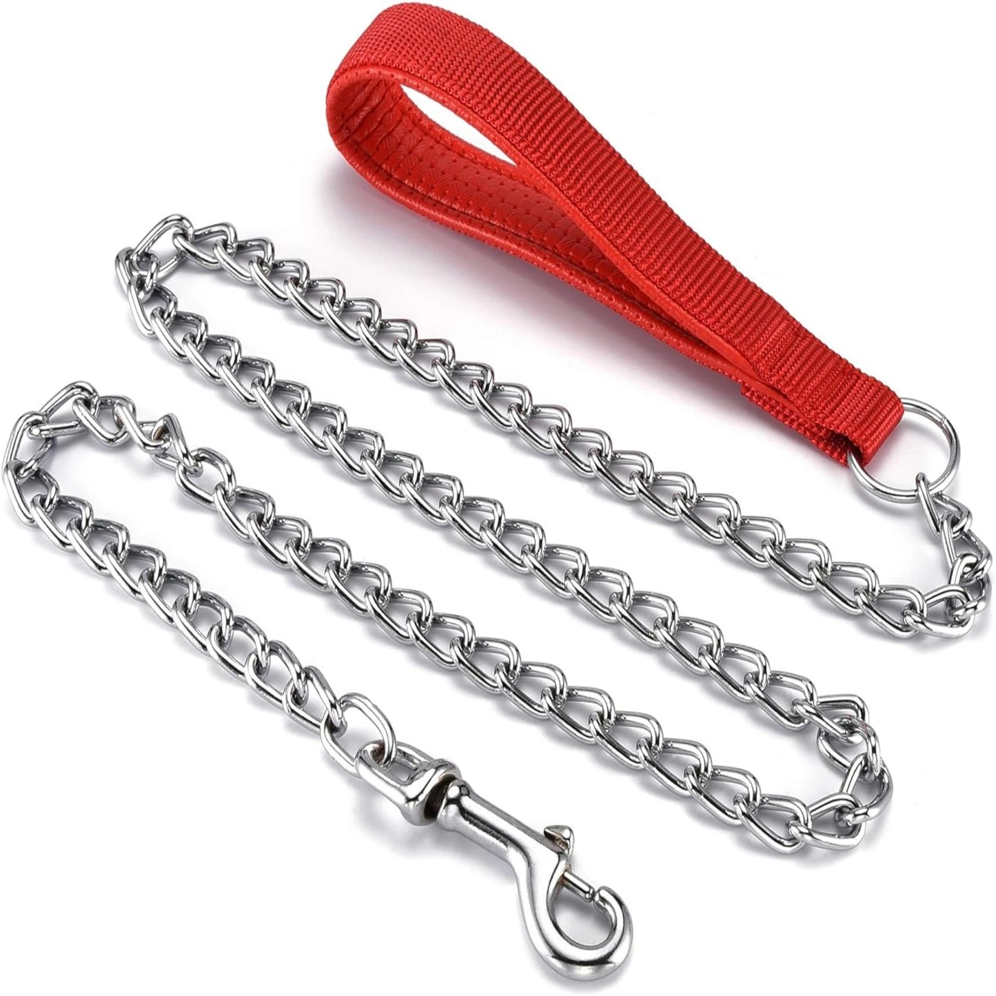 Integrated Metal Dog Leash Collar Combo Heavy Duty