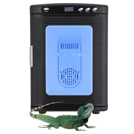 25 L Laboratory Incubator, Portable Reptile Science Laboratory Incubator, Temperature Controlled 10°C-60°C, for Small Reptiles