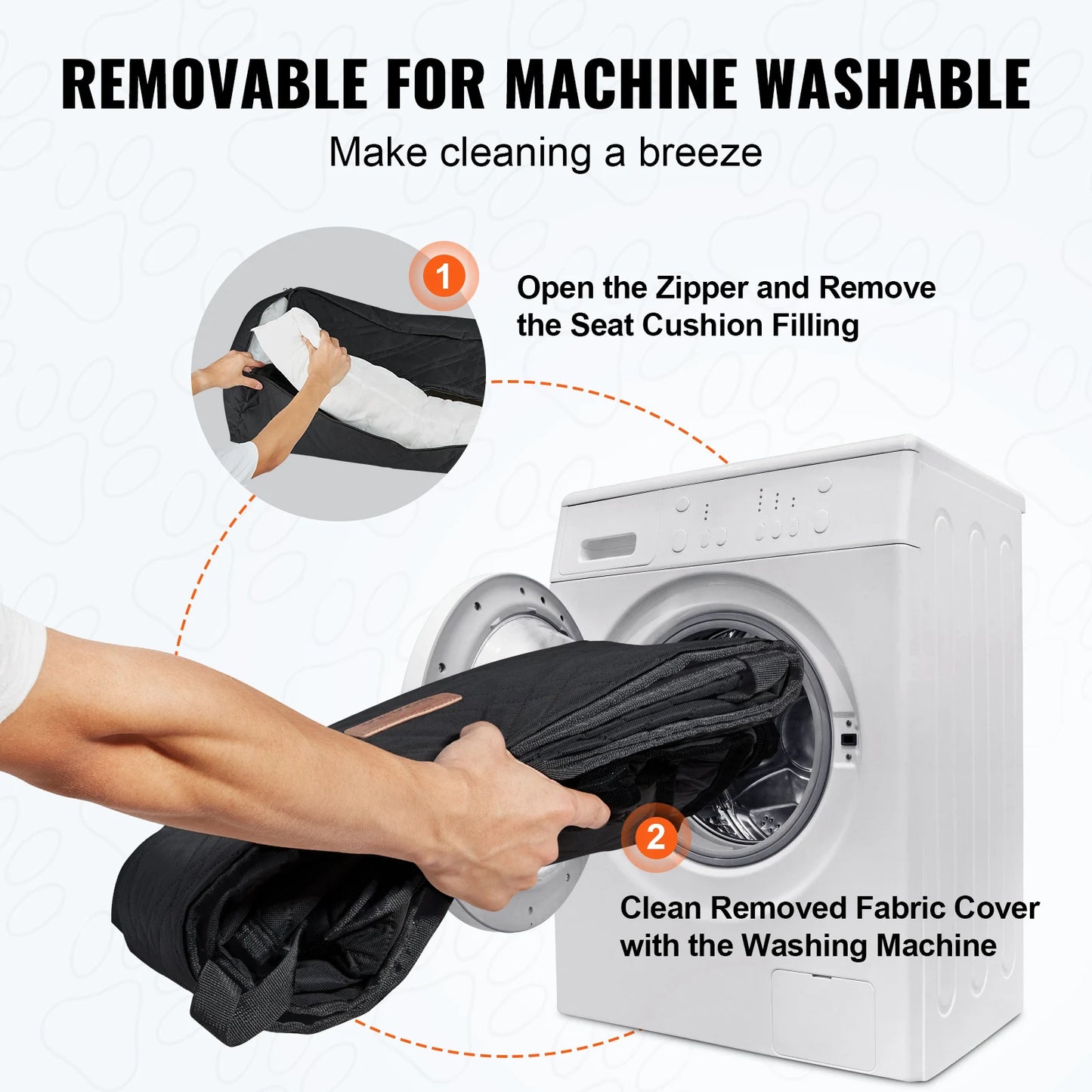 SucceBuy Waterproof Dog Car Seat With Built In Leash