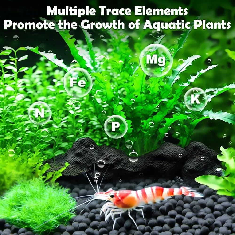 Aquarium Soil Aquascaping Substrate Plants and Shrimps Natural Fertilizer Fish Tank Water Grass Mud No Rinse Required