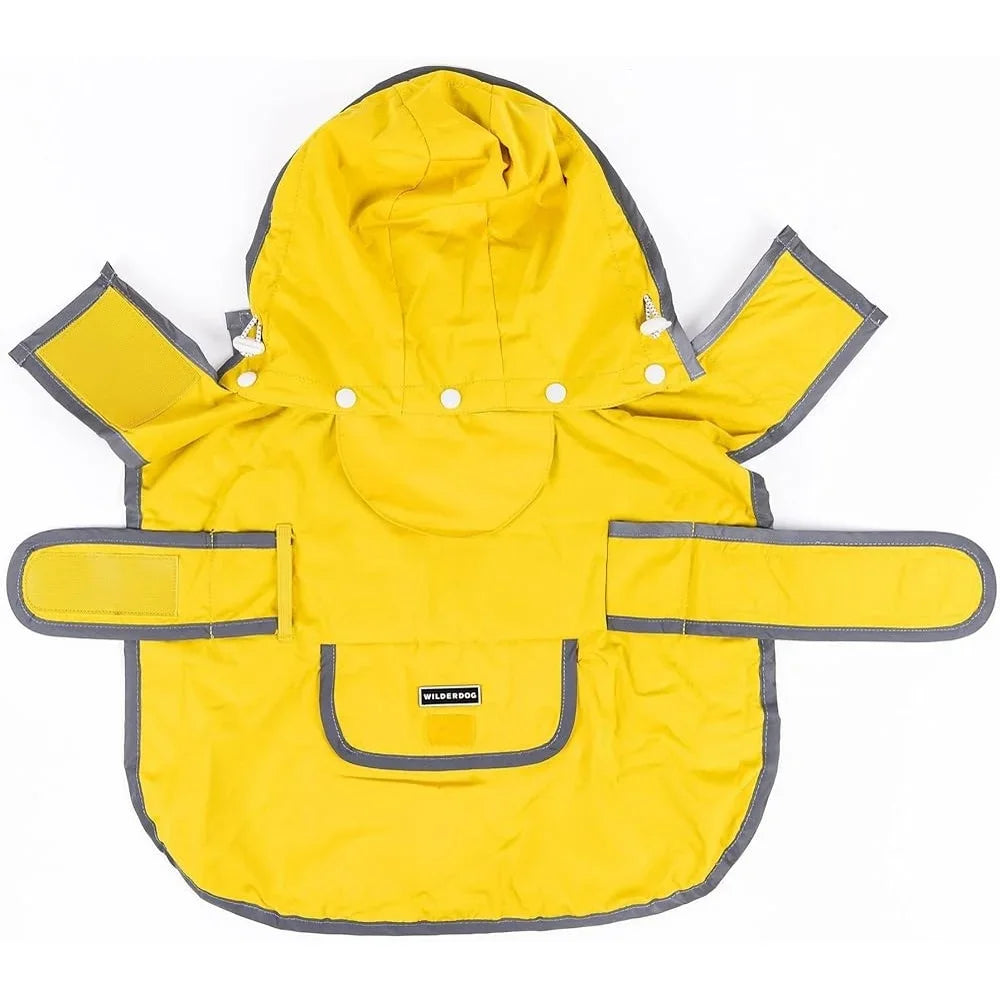 Waterproof Dog Rain Jacket With Breathable Lining