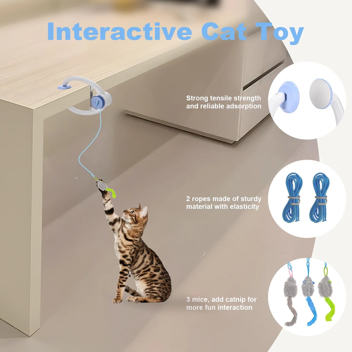 Cityflee RandomMotion Door Frame Cat Toy USB Rechargeable Entertainment Experience