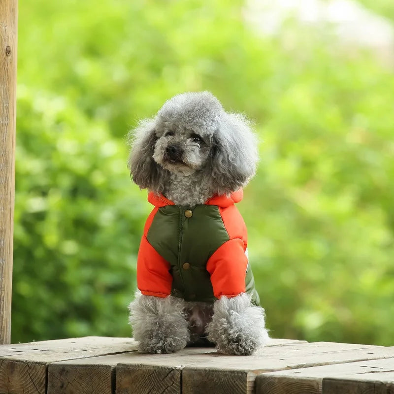 DOGGYZSTYLECN Waterproof Luxury Dog Jacket Down Cotton Vest