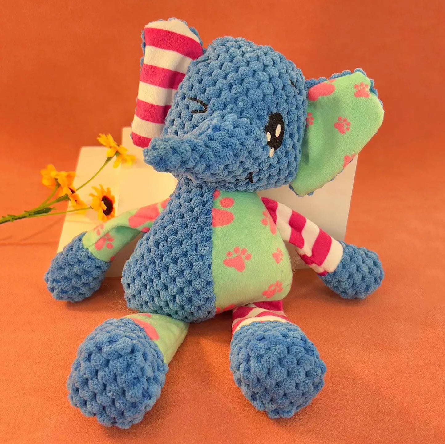 New Pet Toy Dog Plush Toys Interactive Bite Grinding Teeth Clean Teeth Bite Resistant Vocal Animals Pet Supplies
