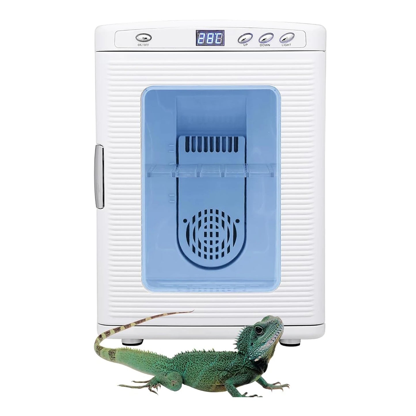 25 L Laboratory Incubator, Portable Reptile Science Laboratory Incubator, Temperature Controlled 10°C-60°C, for Small Reptiles