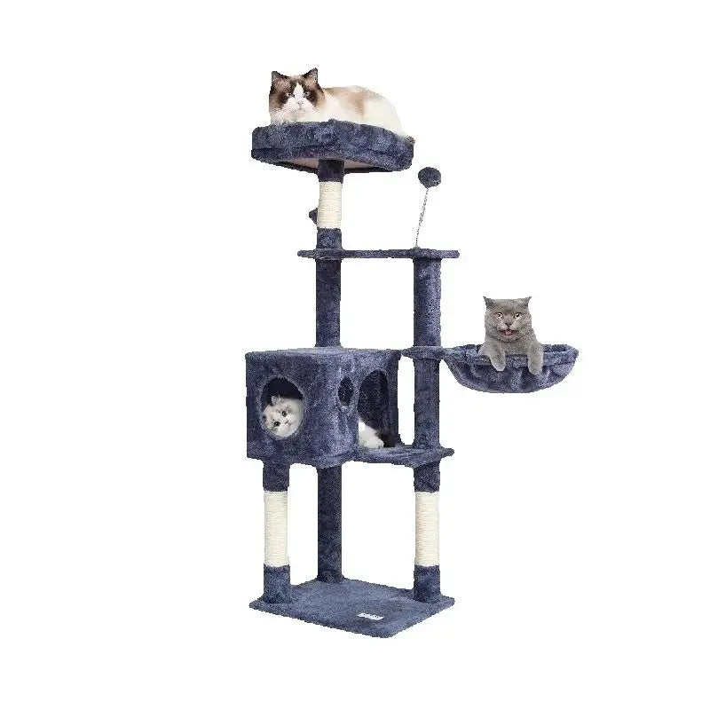 Shanghai Cat Tree 4 Tier Tower With Condo And Sisal Post