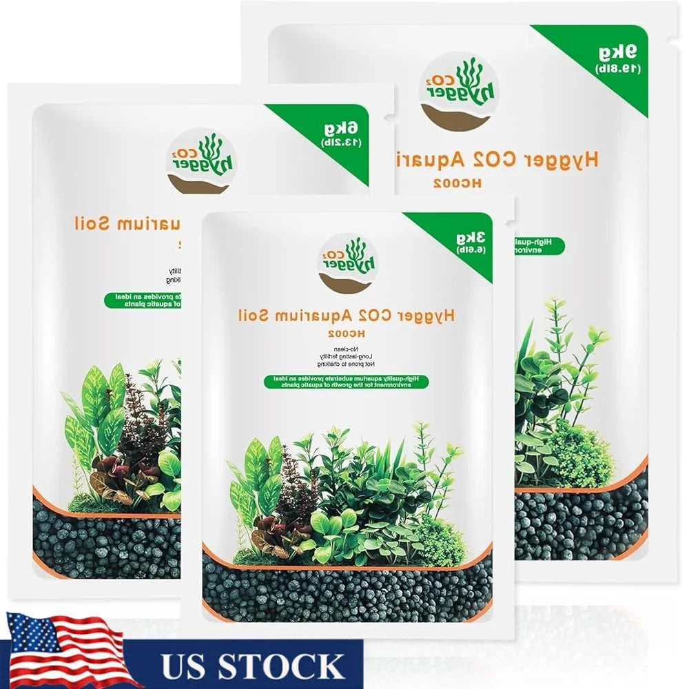 Aquarium Soil Aquascaping Substrate Plants and Shrimps Natural Fertilizer Fish Tank Water Grass Mud No Rinse Required