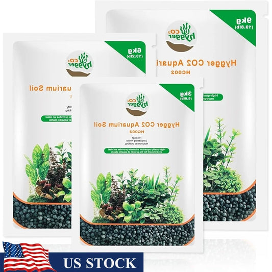 Aquarium Soil Aquascaping Substrate Plants and Shrimps Natural Fertilizer Fish Tank Water Grass Mud No Rinse Required