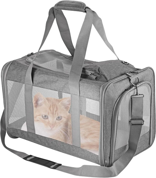 Breed Airline-Approved Super-Breathable Lightweight Soft Pet Carrier with Honeycomb Board