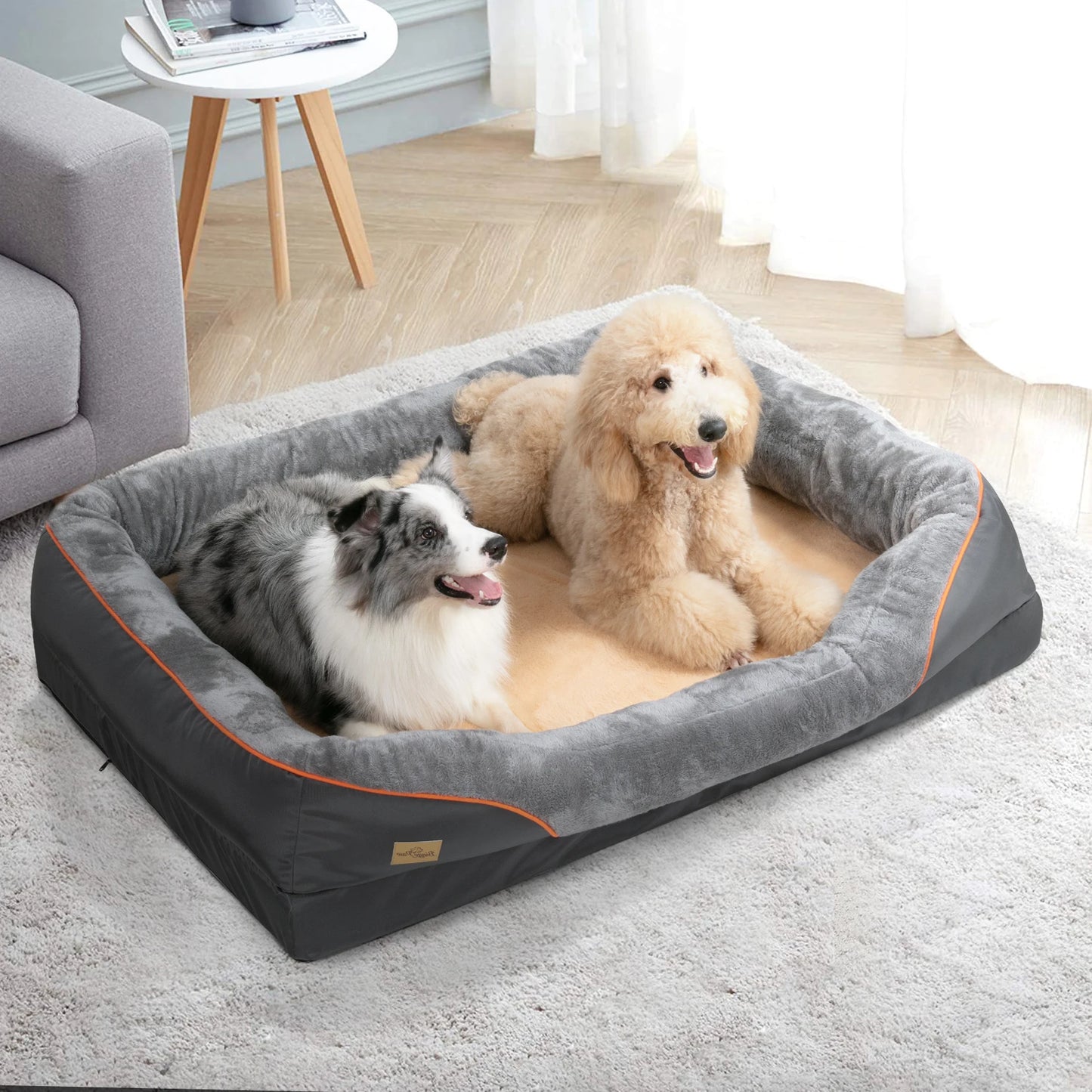 Your Furry Family Members Will Love this Cozy Anti Allergy Dog Bed With Removable Washable Cover