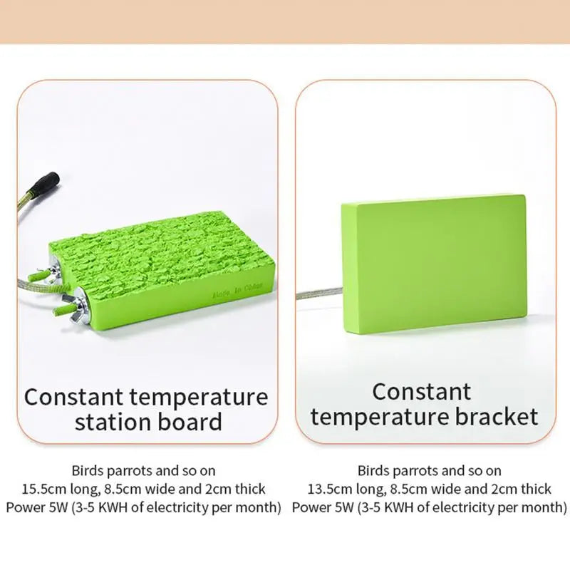 Bird Cage Heater Stand Platform Parrot Heater Bird Warmer Snuggle Up Bird Warmer Automatic Bird Platform Heater For Budgies