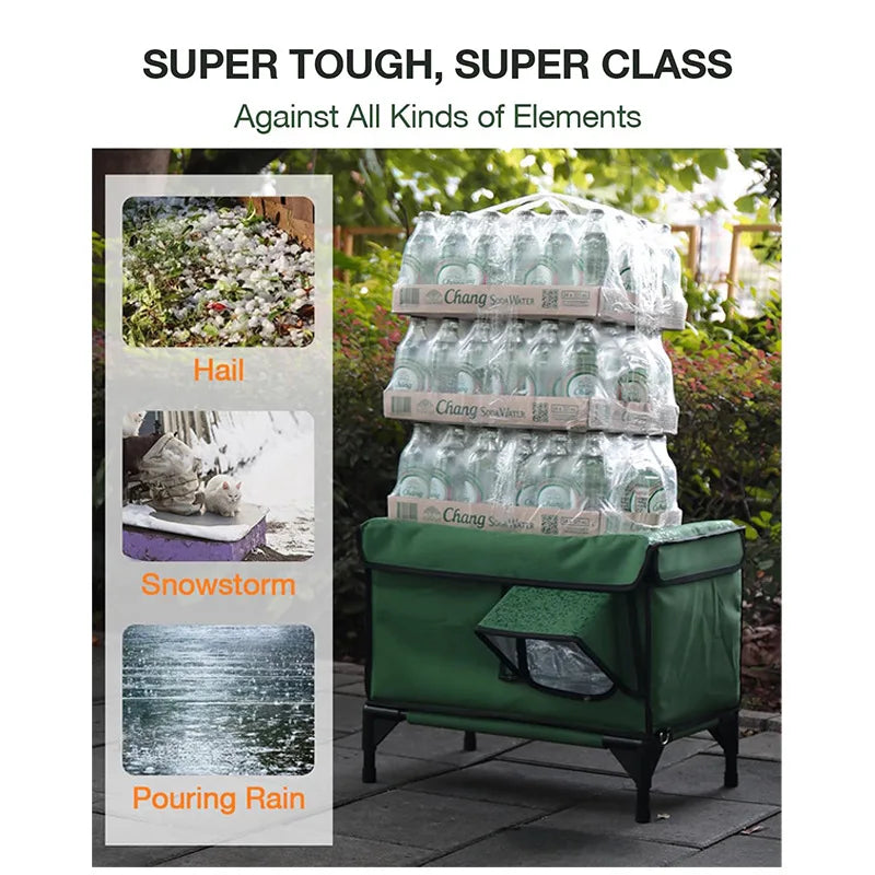 CN Guangdong Extra-Warm Outdoor Waterproof Heated Cat House