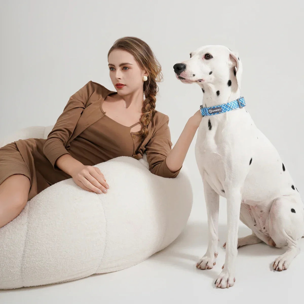 Dog Leash And Collar Set Reflective For Dogs Outdoor Walking