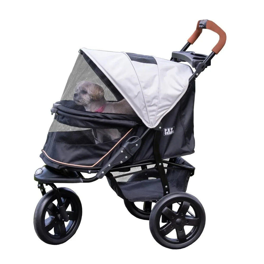 TIFICY Zipperless AT3 Pet Stroller For Cats And Dogs