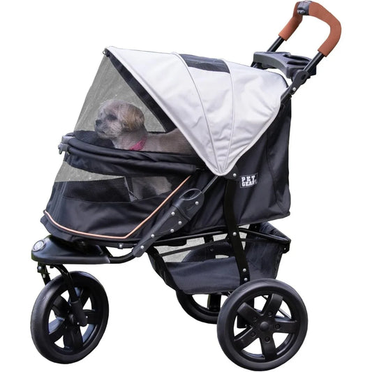 No Zip AT3 Pet Stroller For Cats And Dogs Zipperless