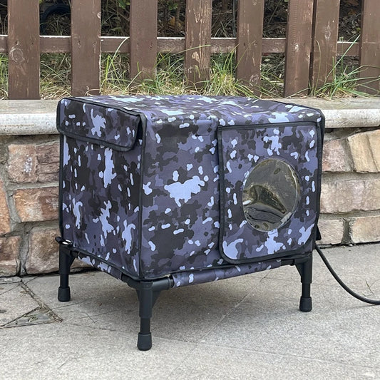 Extra Warm Outdoor Waterproof Cat House Insulated Winter Shelter