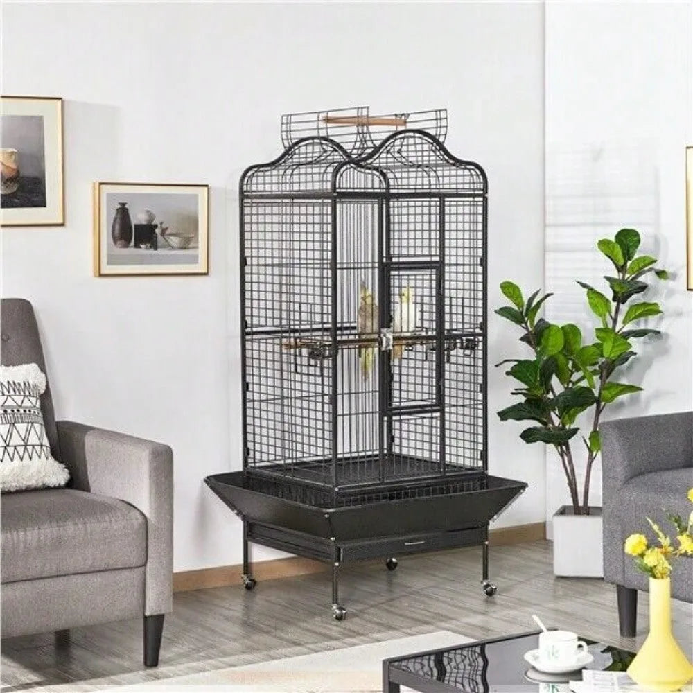 Guangdong Open Playtop Parrot Cage for Large Birds Deluxe