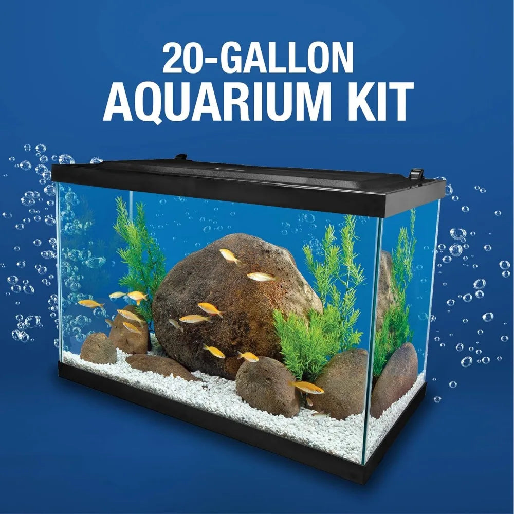 Freshwater Tropical Fish Tank Kit With LED Light